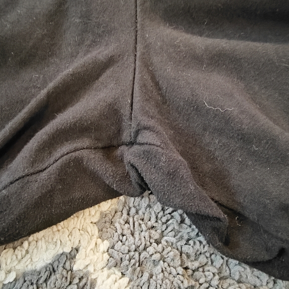 TORRID CAPRI SIGNATURE WAIST LACE TRIM LEGGING BLACK CROPPED LEGGINGS SIZE 1 - Picture 6 of 7